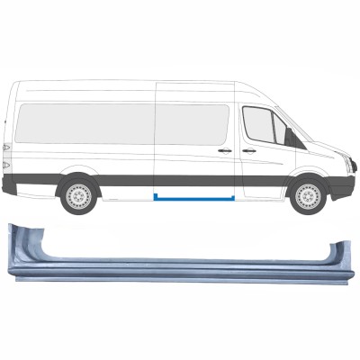 Reperaturka progu drzwi przesuwnych do Volkswagen Crafter 2005-2017 / Prawa 13437