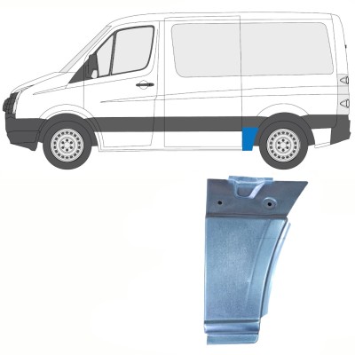 Reperaturka błotnika tylnego do Volkswagen Crafter 2005-2017 / Lewa 13940