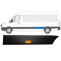 Listwa boczna błotnika tylnego z lampą do Volkswagen Crafter 2005-2017 / Lewa / Zestaw 13994
