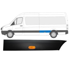Listwa boczna błotnika tylnego z lampą do Volkswagen Crafter 2005-2017 / Lewa / Zestaw 13994