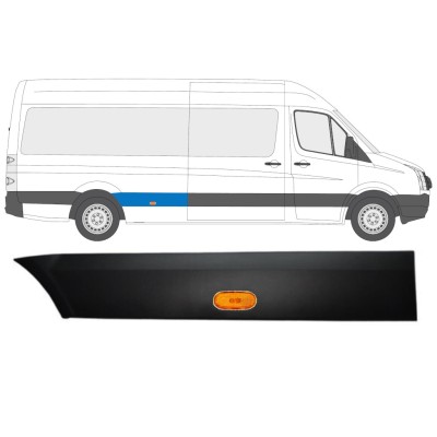 Listwa boczna błotnika tylnego z lampą do Volkswagen Crafter 2005-2017 / Prawa / Zestaw 13993