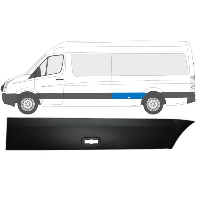 Listwa boczna błotnika tylnego do Volkswagen Crafter 2005-2017 / Lewa 13827