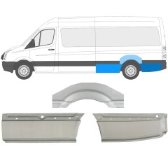 Reperaturka błotnika tylnego do Volkswagen Crafter 2005-2017 / Lewa / Zestaw 13944