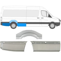 Reperaturka błotnika tylnego do Volkswagen Crafter 2005-2017 / Prawa / Zestaw 13943