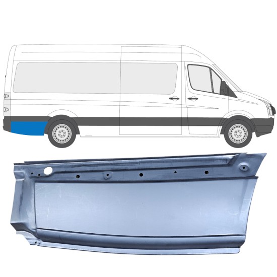 Reperaturka błotnika tylnego do Volkswagen Crafter 2005-2017 / Prawa 13451