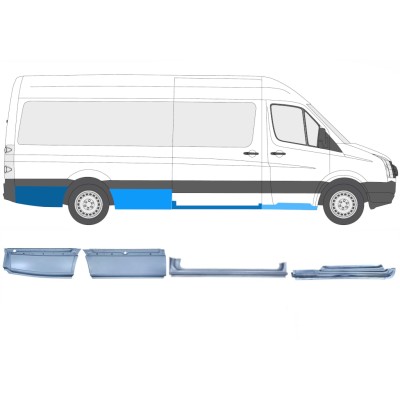 Zestaw reperaturek do Volkswagen Crafter 2005-2017 / Prawa / 14504