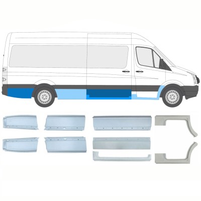 Zestaw reperaturek do Volkswagen Crafter 2005-2017 / Lewa+Prawa / 14236