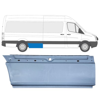 Reperaturka błotnika tylnego do Volkswagen Crafter 2005-2017 / Prawa 13452
