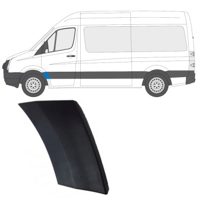 Listwa boczna błotnika przedniego do Volkswagen Crafter 2005-2017 / Lewa 13987