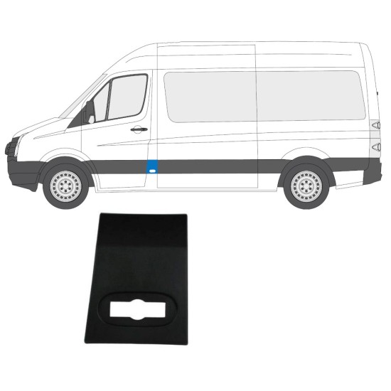 Listwa boczna przednia do Volkswagen Crafter 2005-2017 / Lewa 13688