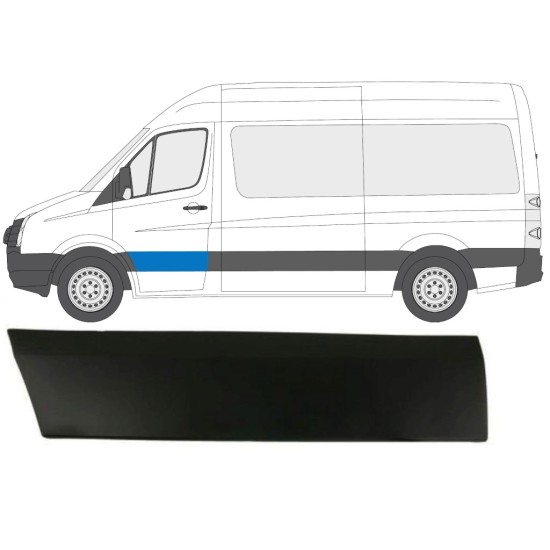 Listwa drzwi przednich do Volkswagen Crafter 2005-2017 / Lewa 13686