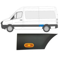 Listwa boczna błotnika tylnego z lampą do Volkswagen Crafter 2005-2017 / Lewa / Zestaw 14089