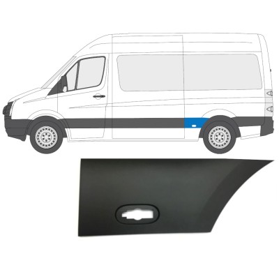 Listwa boczna błotnika tylnego do Volkswagen Crafter 2005-2017 / Lewa 13823