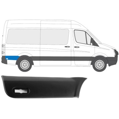 Listwa boczna błotnika tylnego za kołem do Volkswagen Crafter 2005-2017 / Prawa 13691