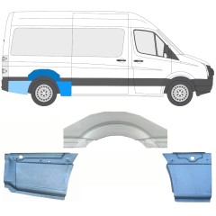 Reperaturka błotnika tylnego do Volkswagen Crafter 2005-2017 / Prawa / Zestaw 13941
