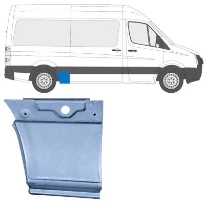Reperaturka błotnika tylnego do Volkswagen Crafter 2005-2017 / Prawa 13445