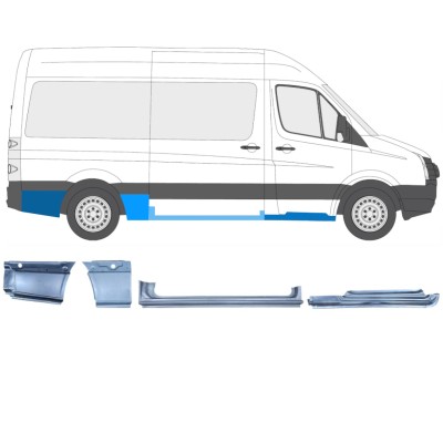 Zestaw reperaturek do Volkswagen Crafter 2005-2017 / Prawa / 14502