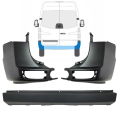 Tylny zderzak do Volkswagen Crafter 2005-2017 / Zestaw 15554