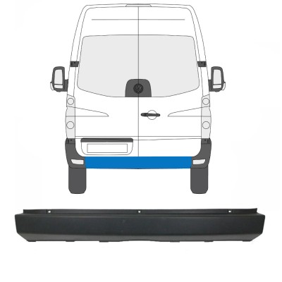 Tylny zderzak do Volkswagen Crafter 2005-2017 15550