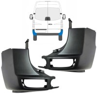 Narożnik zderzaka tylnego do Volkswagen Crafter 2005-2017 / Lewa+Prawa / Zestaw 15549