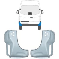 Reperaturka narożnika tylnego do Volkswagen Crafter 2005-2017 / Lewa+Prawa / Zestaw 15507