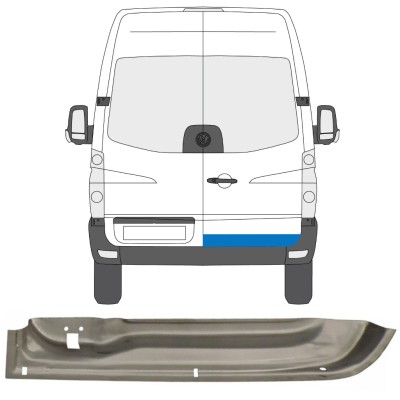 Reperaturka drzwi tylnych do Volkswagen Crafter 2005-2017 / Prawa 13439