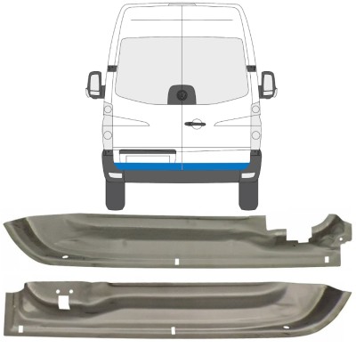 Reperaturka drzwi tylnych do Volkswagen Crafter 2005-2017 / Lewa+Prawa / Zestaw 14023