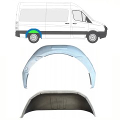 Reperaturka nadkola tylnego wewnętrzna do Volkswagen Crafter 2005-2017 / Prawa / Zestaw 14321