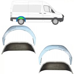 Reperaturka nadkola tylnego wewnętrzna do Volkswagen Crafter 2005-2017 / Zestaw 14498