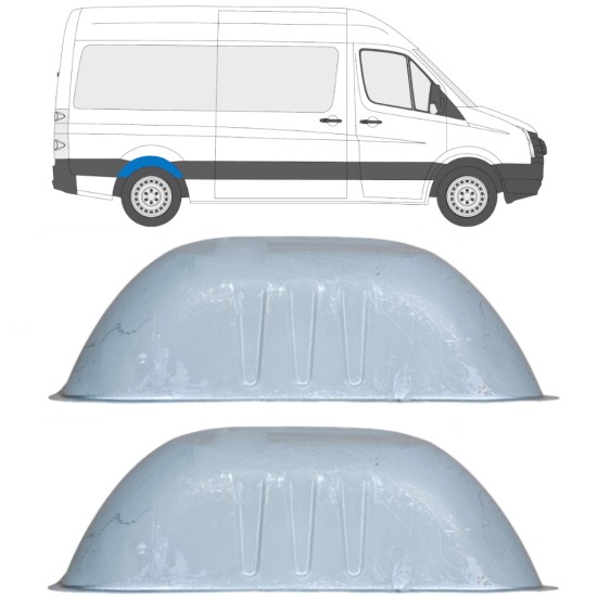 Reperaturka nadkola tylnego do Volkswagen Crafter 2005-2017 / Zestaw 14283