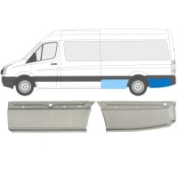 Reperaturka błotnika tylnego do Volkswagen Crafter 2005-2017 / Lewa / Zestaw 14127