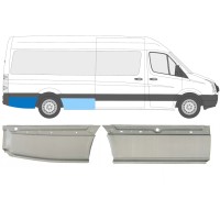 Reperaturka błotnika tylnego do Volkswagen Crafter 2005-2017 / Prawa / Zestaw 14128