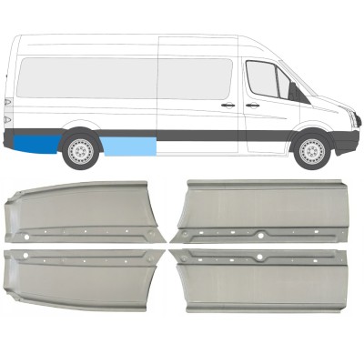 Reperaturka błotnika tylnego do Volkswagen Crafter 2005-2017 / Zestaw 14486