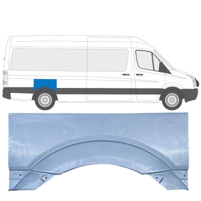 Reperaturka błotnika tylnego do Volkswagen Crafter 2005-2017 / Prawa 13440