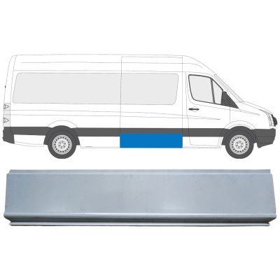 Reperaturka boku zewnętrzna do Volkswagen Crafter 2005-2017 / Lewa = Prawa (symetryczny) 13972