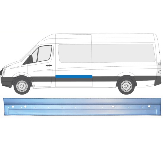Reperaturka boku do Volkswagen Crafter 2005-2017 / Lewa 16136