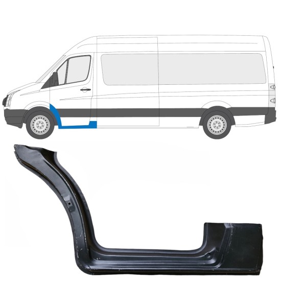 Reperaturka progu drzwi przednich do Volkswagen Crafter 2005-2017 / Lewa 13449