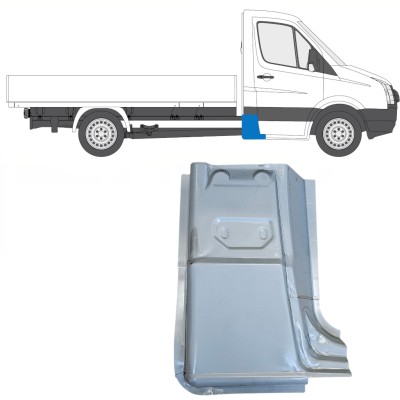 Reperaturka narożnika tylnego do Volkswagen Crafter 2005-2017 / Prawa 15502