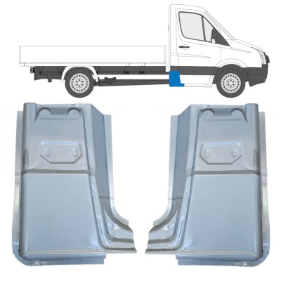 Reperaturka narożnika tylnego do Volkswagen Crafter 2005-2017 / Lewa+Prawa / Zestaw 15504