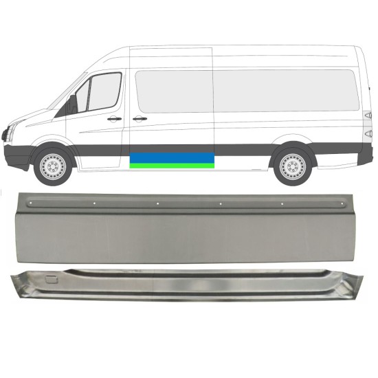 Reperaturka drzwi przesuwnych do Volkswagen Crafter 2005-2017 / Lewa / Zestaw 14198