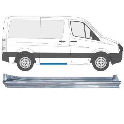 Reperaturka progu drzwi przesuwnych do Volkswagen Crafter 2005-2017 / Prawa 14374