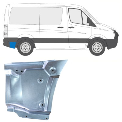 Reperaturka błotnika tylnego do Volkswagen Crafter 2005-2017 / Prawa 15513
