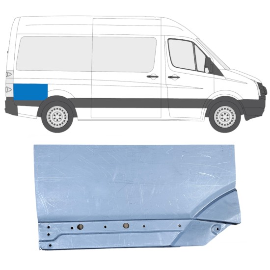 Reperaturka błotnika tylnego do Volkswagen Crafter 2005-2017 / Prawa 14201