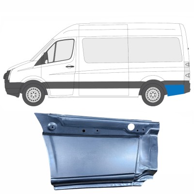 Reperaturka błotnika tylnego do Volkswagen Crafter 2005-2017 / Lewa 13447