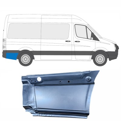 Reperaturka błotnika tylnego do Volkswagen Crafter 2005-2017 / Prawa 13443