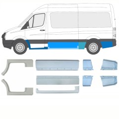 Zestaw reperaturek do Volkswagen Crafter 2005-2017 / Lewa+Prawa / 14471