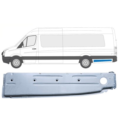 Reperaturka błotnika tylnego wewnętrzna do Volkswagen Crafter 2005-2017 / Lewa 14376