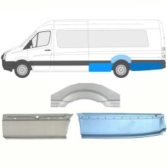 Reperaturka błotnika tylnego do Volkswagen Crafter 2005-2017 / Lewa / Zestaw 13946