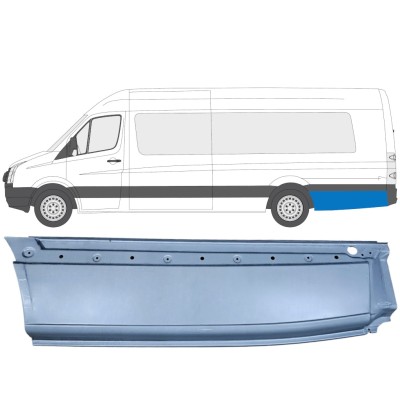 Reperaturka błotnika tylnego do Volkswagen Crafter 2005-2017 / Lewa 13431