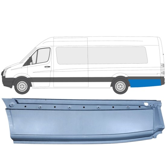 Reperaturka błotnika tylnego do Volkswagen Crafter 2005-2017 / Lewa 13431